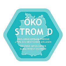 Siegel Ökostrom D